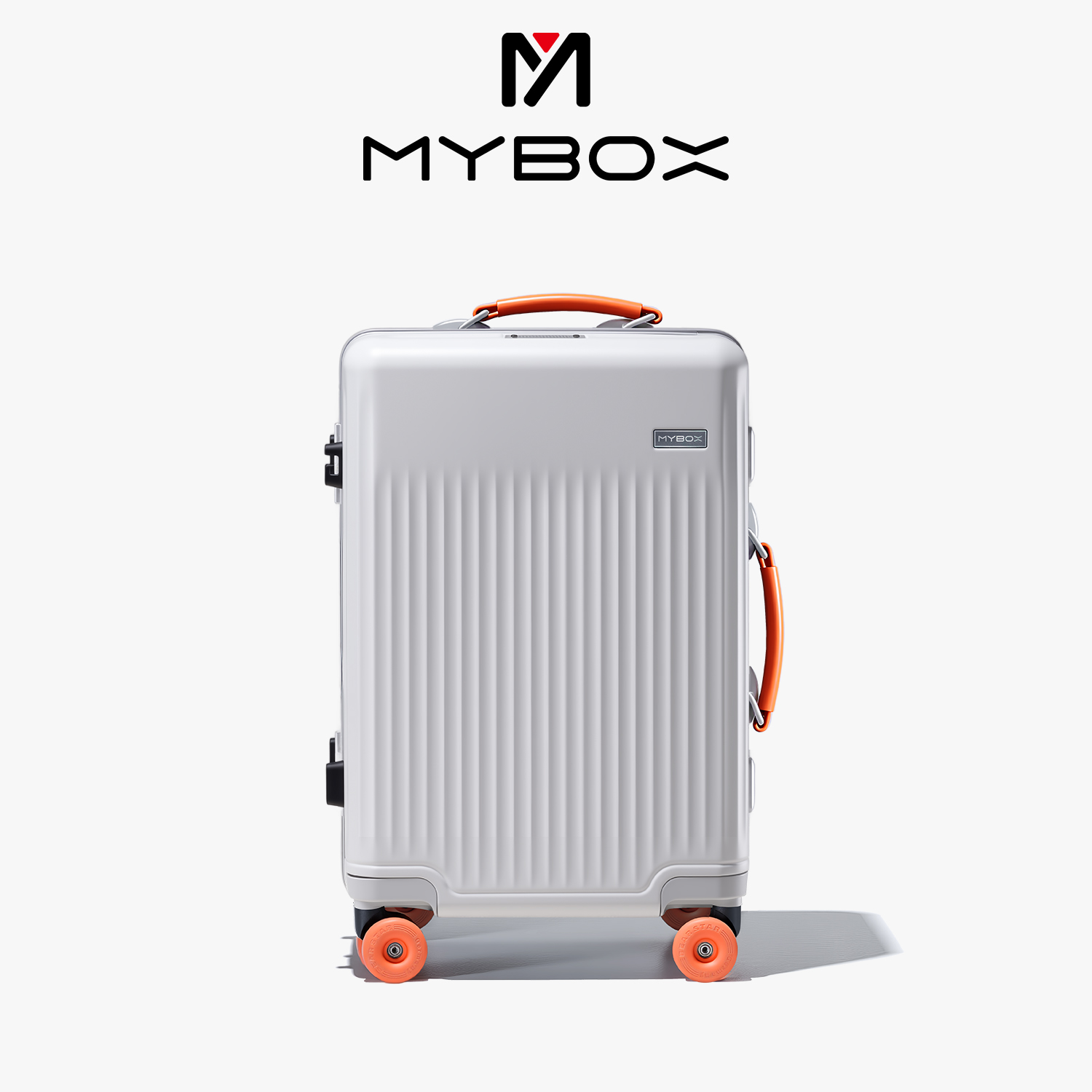 MYBOX橙色配件运动款行李箱20寸可登机拉杆箱28大容量出差旅行箱