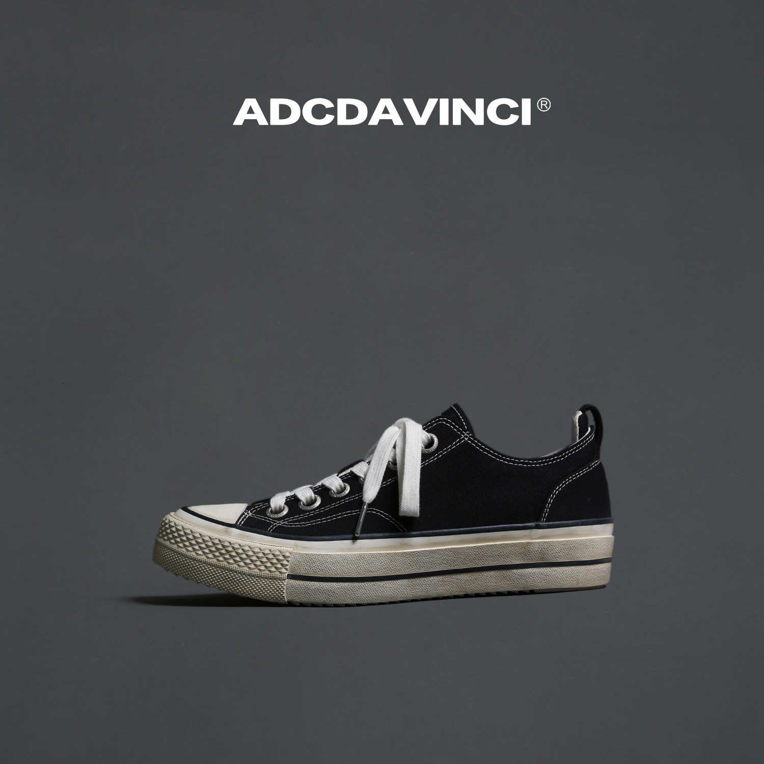 ADCDAVINCI增高5CM帆布鞋