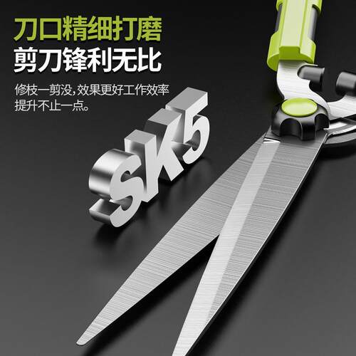 园艺剪刀粗枝剪修剪树枝专用大剪刀园林绿化修枝剪花卉修剪刀剪草