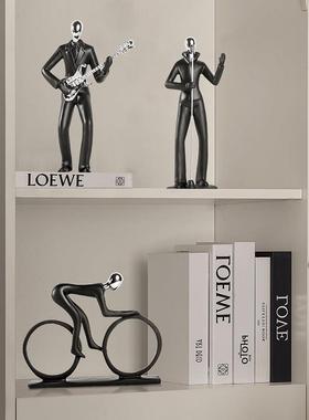 现代简约运动人物装饰品摆件家居客厅酒柜电视柜书房办公室工艺礼