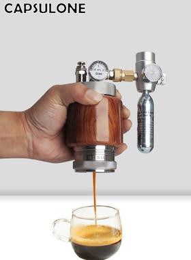 柯布capsulone气动电动不锈钢便携式手动意式浓缩咖啡机 家用户外