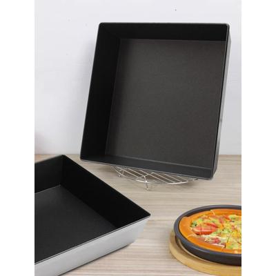 正方形9寸底特律披萨烤盘加高加深佛卡萨披萨盘Detroit Pizza