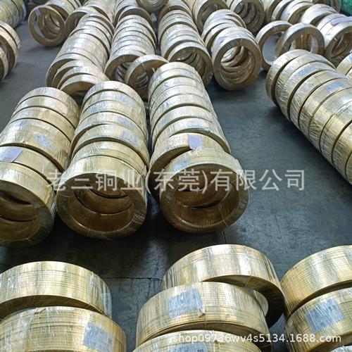 黄.1*6. Y2半硬黄铜扁o线  铜接插件/铜插头片/三眼/H655铜插脚