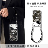 s23fe挂绳a06 a14 a25四角开孔a33链条a52s手提a54 韩系ins星球凯蒂猫适用三星s25ultra手机壳s24 a55 a56