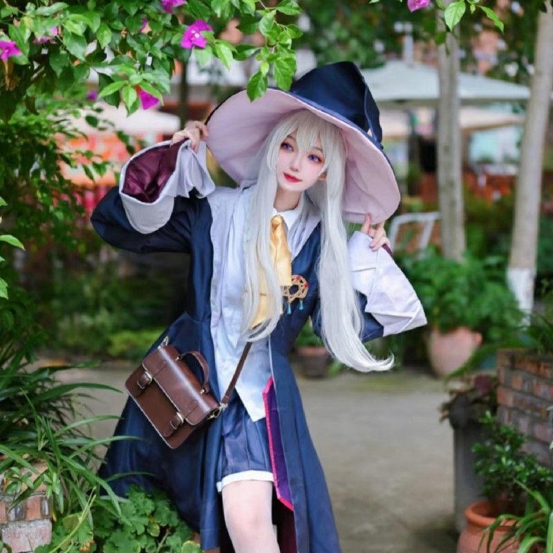 伊蕾娜cos服魔女之旅学生少女动漫校园风假发魔法女巫cosplay套装