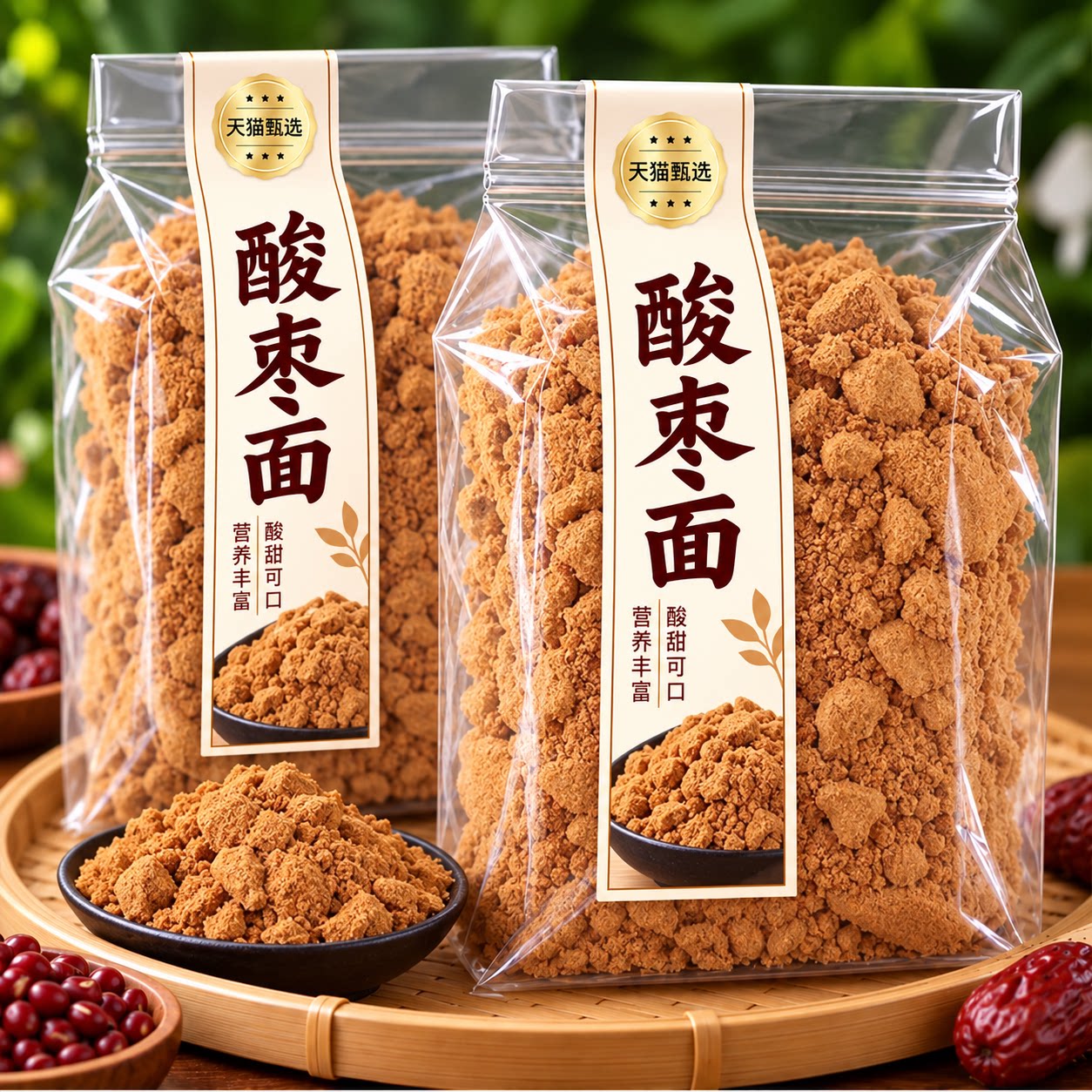 酸枣面野生纯酸枣仁粉整颗含酸枣仁研磨山西特产熟酸枣仁生枣山枣