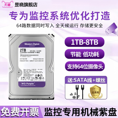 【监控安防】专用机械硬盘