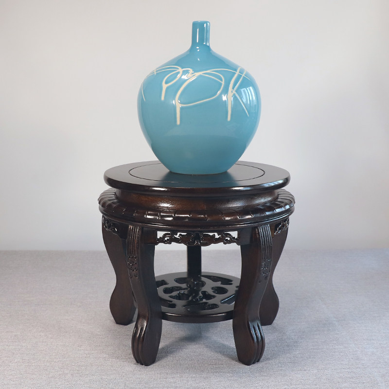 实木花架底座加高垫高托架花瓶花盆酒瓶酒坛鱼缸红木展示中式红木,家居饰品,木雕,淘宝优惠券,粉丝福利购,淘宝优惠卷