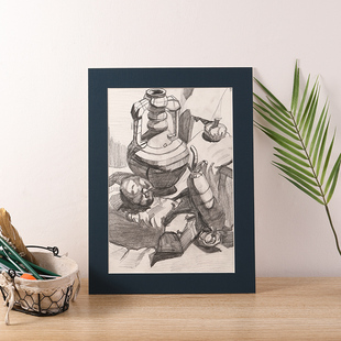 纸质相框用内衬卡纸装裱6 7 8 A3 A4寸照片彩绘素描简易裱画画框