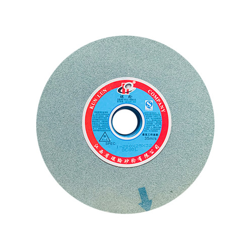 琨轮砂轮白刚玉台式砂轮机打磨250mm棕刚玉绿碳化硅磨刀机砂轮片