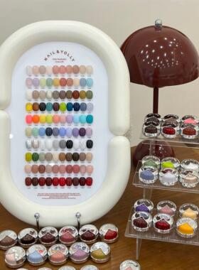 悠梨小富崽100色幼崽套胶美甲店专用2024年新款罐装甲油胶51-100