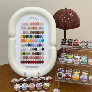 悠梨小富崽100色幼崽套胶美甲店专用2024年新款罐装甲油胶51-100