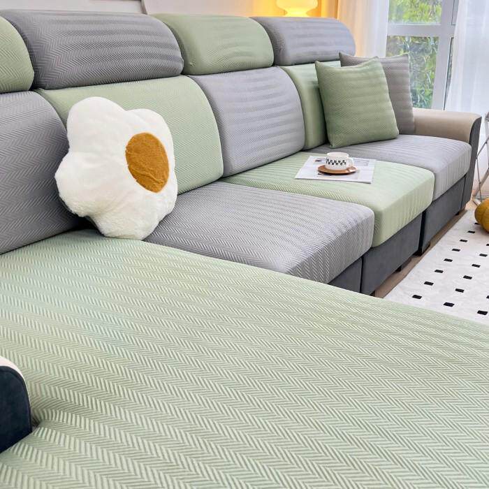 全包万能2024新款冰丝沙发套罩夏季防滑夏天凉席凉感防猫抓沙发笠