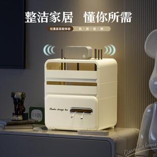 wifi路由器收纳盒电视机顶盒置物架电线整理无线光猫盒置放架