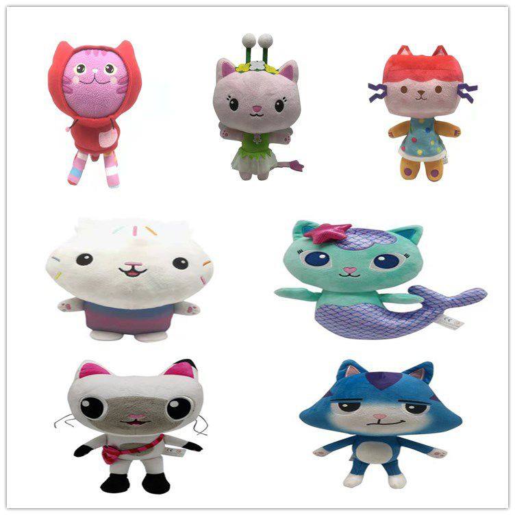 新款盖比的娃娃屋毛绒玩具Gabby's Dollhouse Season可爱猫咪公仔