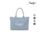 徐若晗同款 Carlyn ECO BAG男女同款 休闲手提包棉质日常休闲