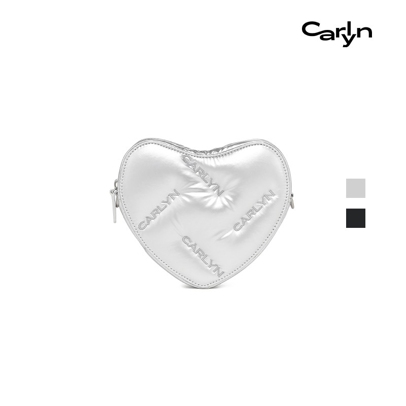 【金基范同款】Carlyn HEART TEENY韩国迷你爱心链条包单肩斜挎包