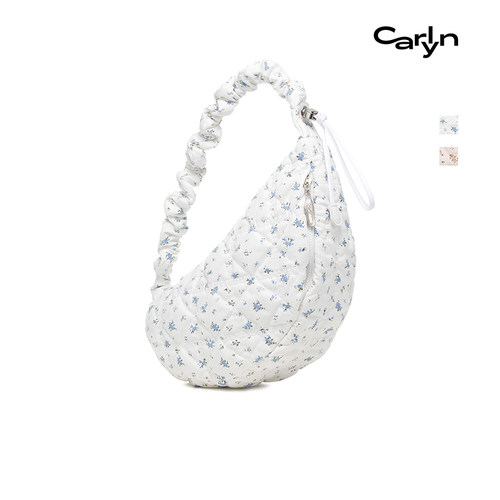 Carlyn FLOWER COZY中号韩国小众设计小碎花云朵饺子马鞍包单肩包