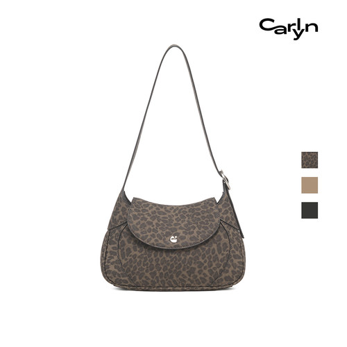 Carlyn VELO韩国经典女士HOBO手提单肩包豹纹腋下包高级感通勤包