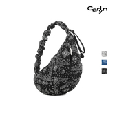 Carlyn 佩斯利印花拉链云朵包单肩包 韩国经典 PAISLEY COZY