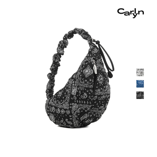 韩国经典 COZY 佩斯利印花拉链云朵包单肩包 PAISLEY Carlyn