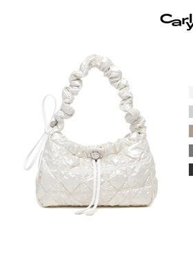 【金采炫同款】Carlyn JOY新年礼物韩国褶皱云朵包Hobo流浪包手提