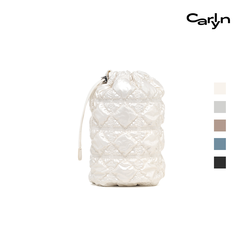 Carlyn POKE POUCH 韩国ins风褶皱云朵化妆包收纳便携单肩包