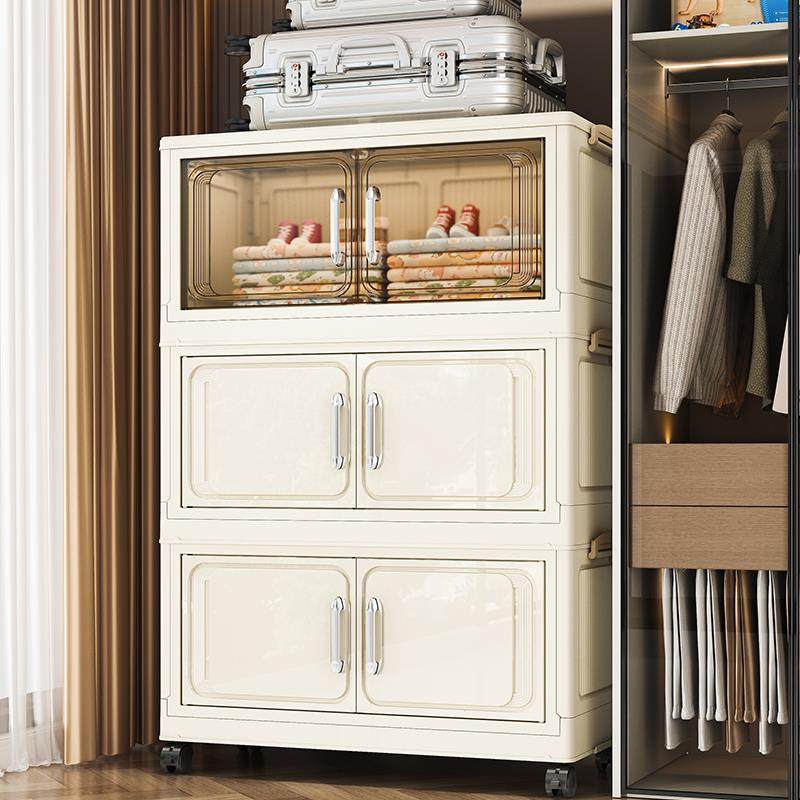 可移动抽屉式收纳柜五斗柜加厚收纳柜置物客厅家用床头MHH