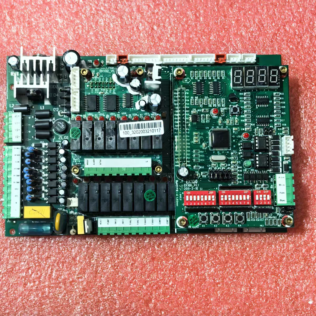适用欧科中央空调主板EK110主板EK100_V1.1PCB模块机EK101原装件