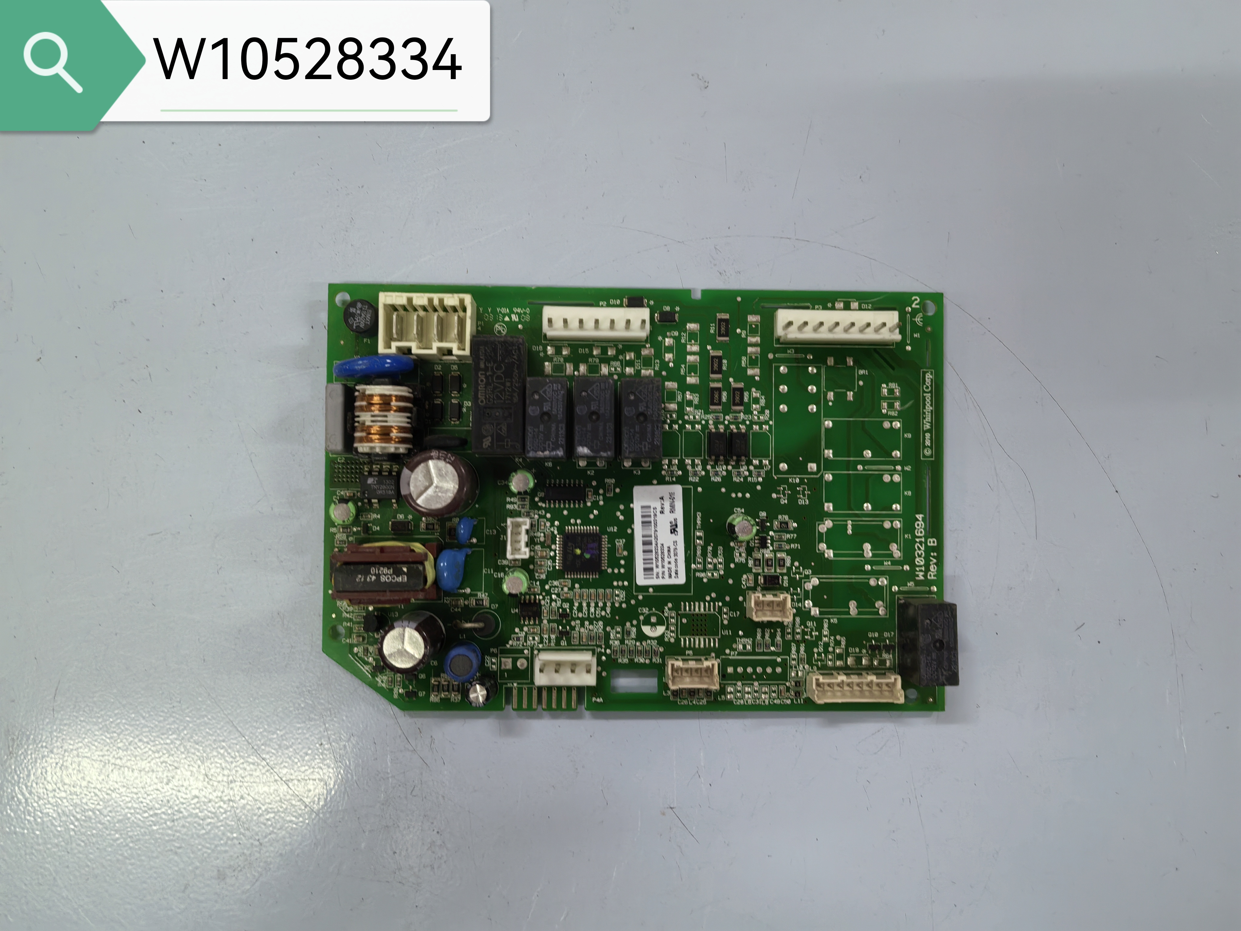 适用于惠而浦冰箱BCD-600E2W/600E2S主控电脑板显示板W10528334