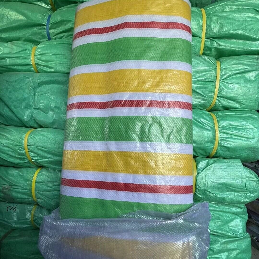 彩条布单双膜防水防雨抗晒聚乙烯彩条布三色布乌鲁木齐篷布直销
