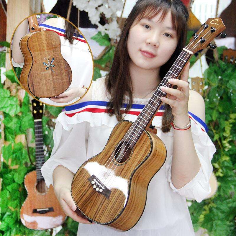 供应26寸相思木ukulele夏威夷24寸尤克里里吉他乐器