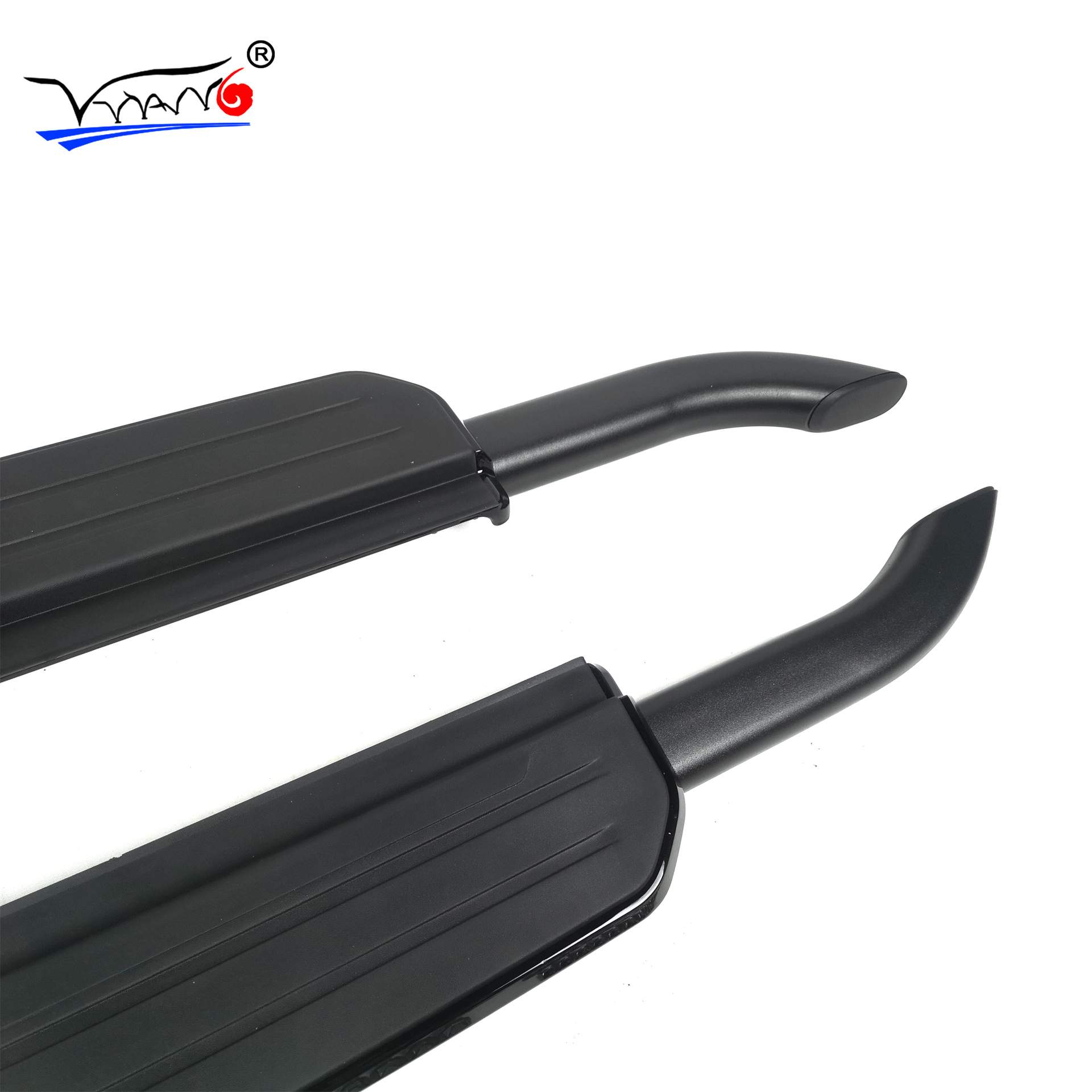 适用于2020款路虎卫士90原厂款踏板-全黑色-铝合金支架DEFE