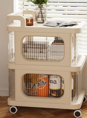北欧风小推车可移动小桌子现代简约收纳柜沙发单人置物架客厅边几