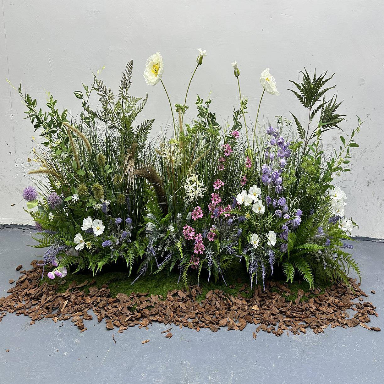 仿真花植物软装造景大型绿植假花户外园景观高级装饰摆设花艺摆件