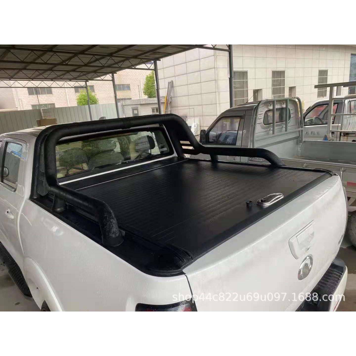 适用于长城炮龙门架手动卷帘盖皮卡车尾箱盖改装后盖卷帘货箱平盖