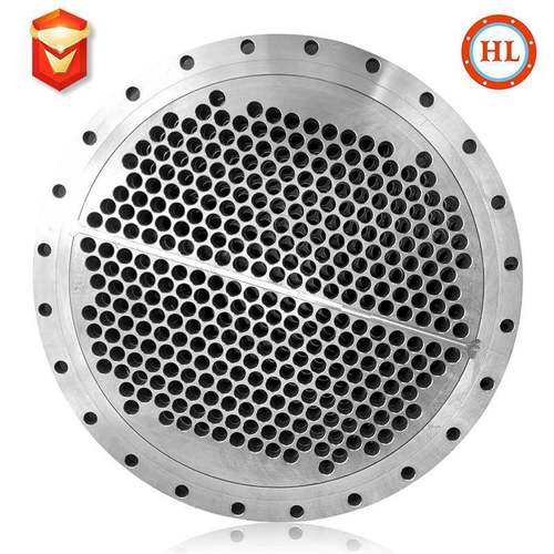 华灵法兰大口径不锈钢管式热交换器管板