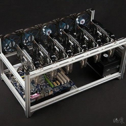 多显卡机架卡架双加架子叠机箱126矿多全工作室铝8电源卡服务器