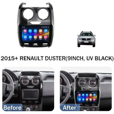 适用2015+雷诺DUSTER中控导航面框安卓导航百变套框改装大屏框架