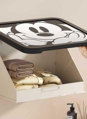 浴室壁画收纳箱洗澡放干净衣服神器防水折叠置物架卫生间柜子