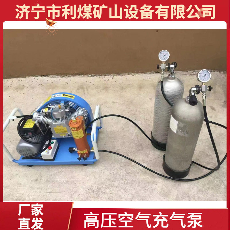 应100L空气充气泵可同进充两个气瓶MSA高压呼吸空气压缩机