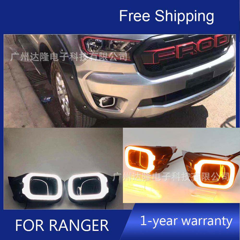 适用于18-19ranger日行灯fordRangerT8前雾灯改装led夜间行车灯