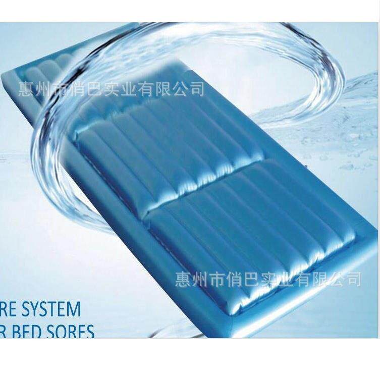 充气护理水床垫便携式PVC充气蓝色垫子可折叠分体式水床垫子