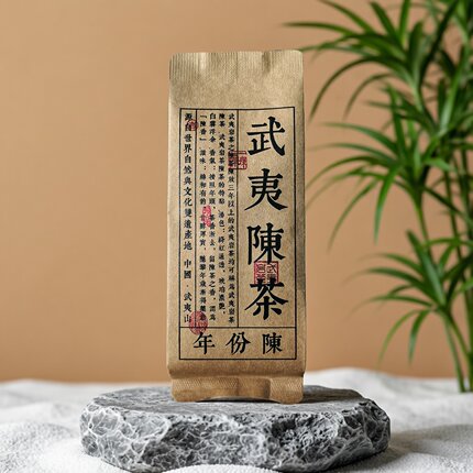茶叶包独立装袋武夷陈茶散茶包装老枞水仙禅茶牛皮纸袋小泡袋定制