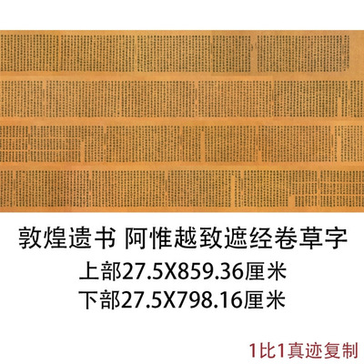 敦煌藏经阁遗书写经阿惟越致遮经