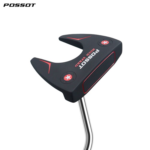 POSSOT高尔夫羊角推杆GOLF铝合金带瞄准线男女比赛练习室内外球杆
