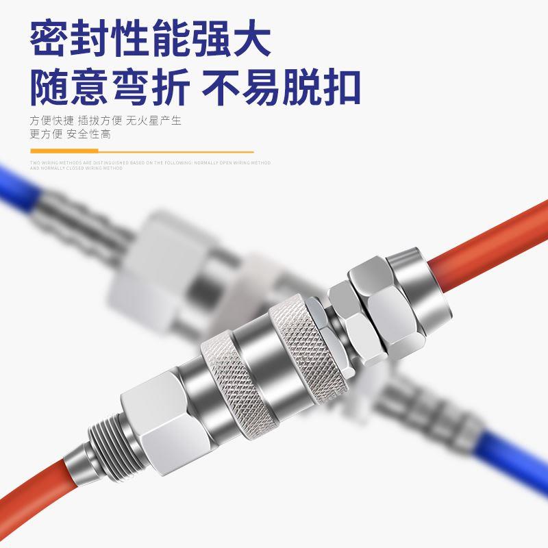 欧式SP气动自锁快速接头PM20欧标快插PH气管快接PP30德式SM40美式