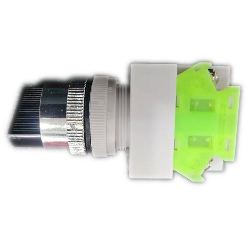 旋钮自锁按钮开关LAY37-11X2一开一闭触点20X3 2常开选择开关22MM