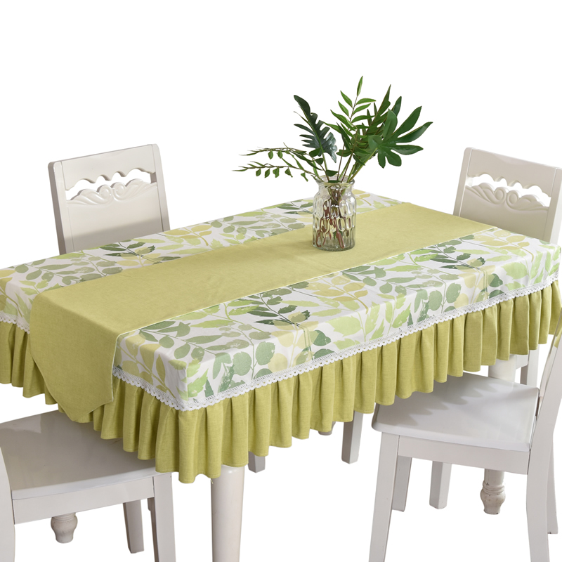 布艺碎花小清新好看的桌布餐桌套桌罩长方形家用餐厅茶几桌布定制