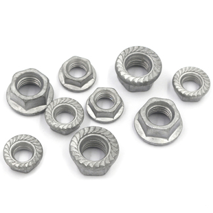 热镀锌法兰螺母 热侵锌法兰螺母锁紧螺母M8M10M12M14M16M20M16